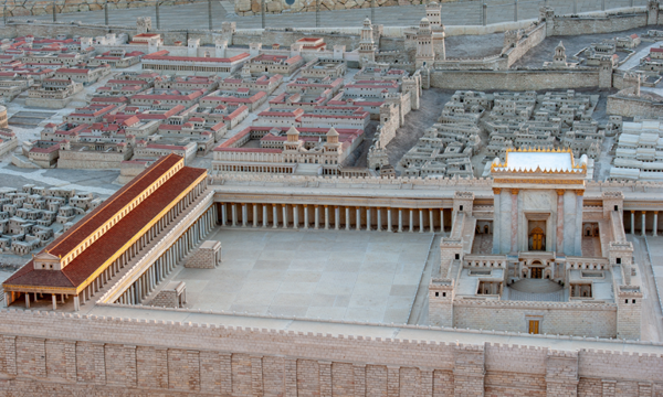 Modell des Jerusalmer Tempels