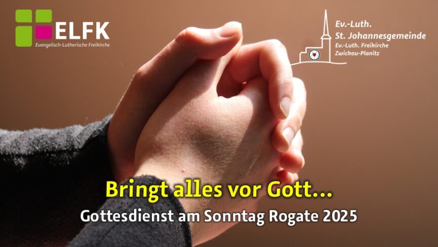 Zum Gebet gefaltete Hände.