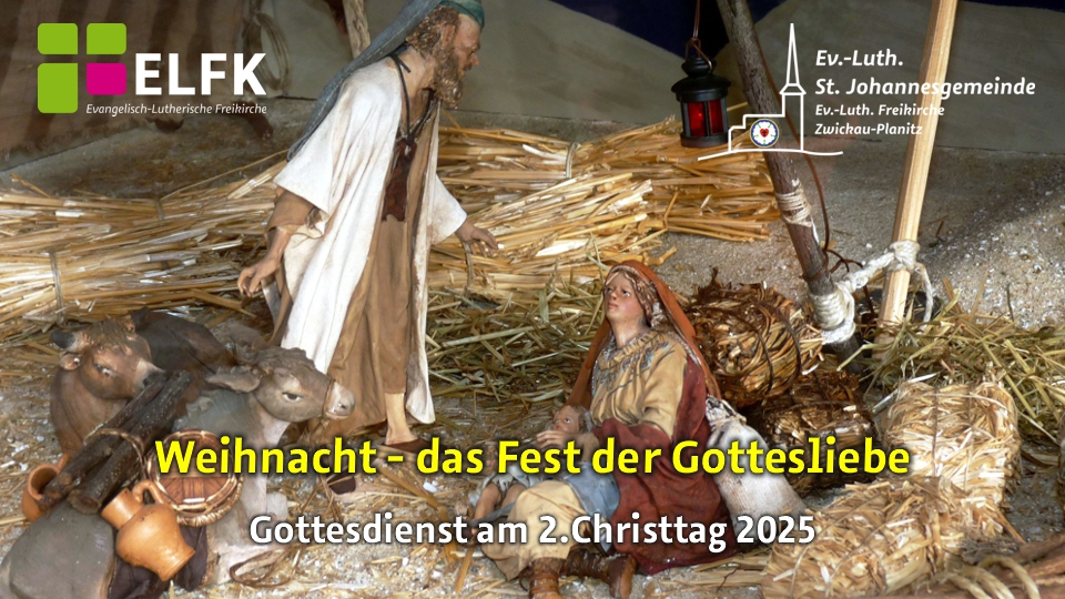 Krippendarstellung mit Maria, Josef und dem Jessukind