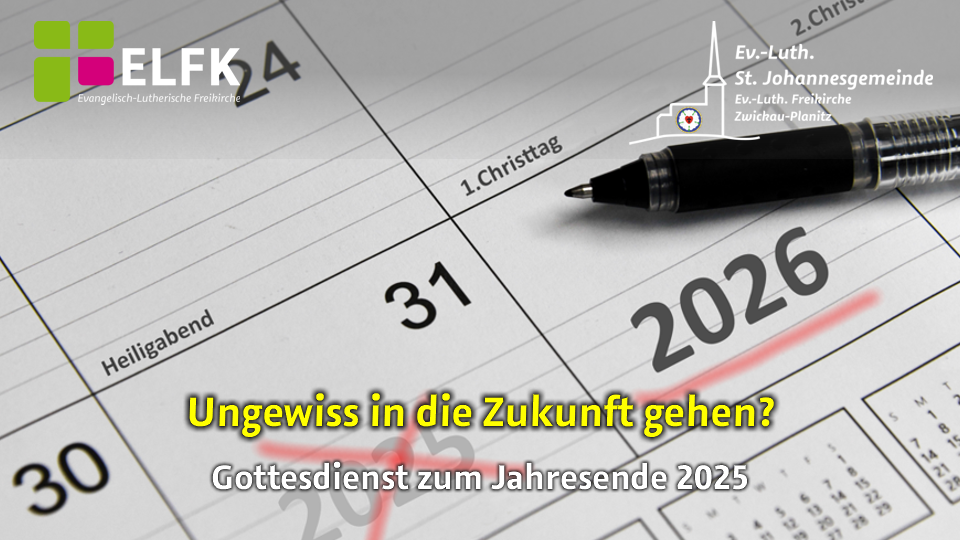 Ausschnitt eines Kalenders mit den Daten 24., 25. 31. Dezember und 1. Januar