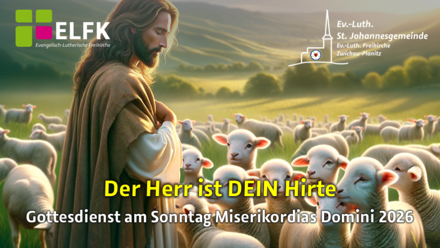 KI erzeugtes Bild mit Jesus als Gutem Hirten
